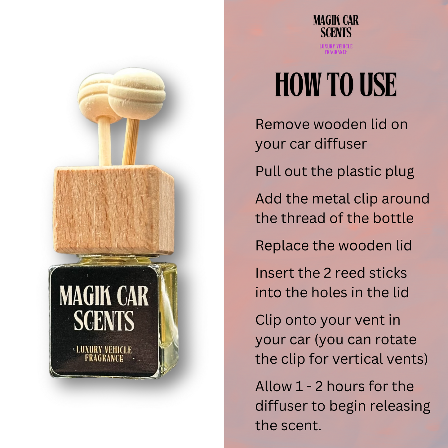 Magik Car Scents - Car Fragrance Diffuser