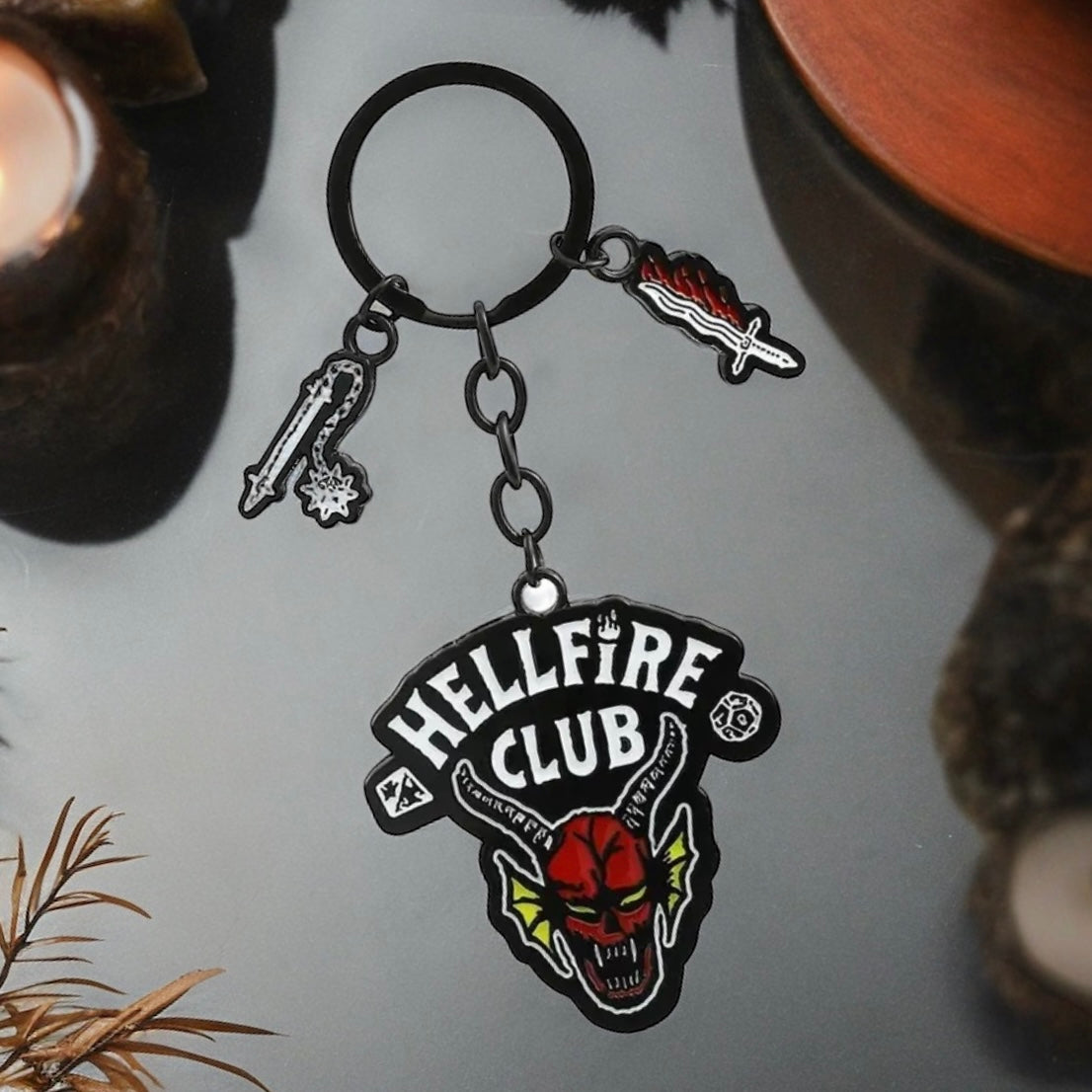 Stranger Things - Hellfire Club Keychain