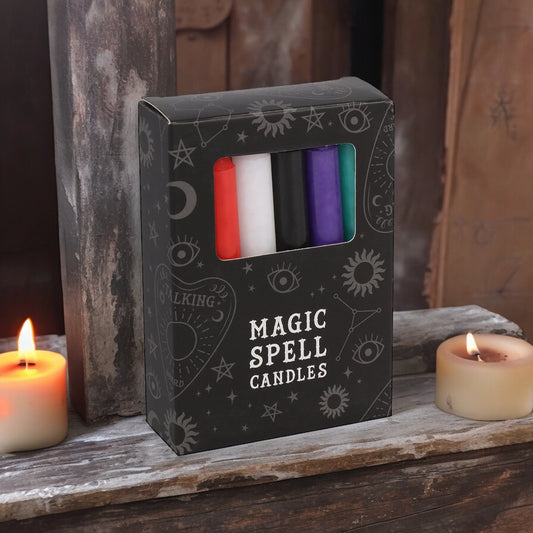 Pack of 12 Mixed Spell Candles