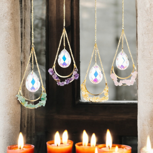 Natural Gemstone Hanging Sun Catcher