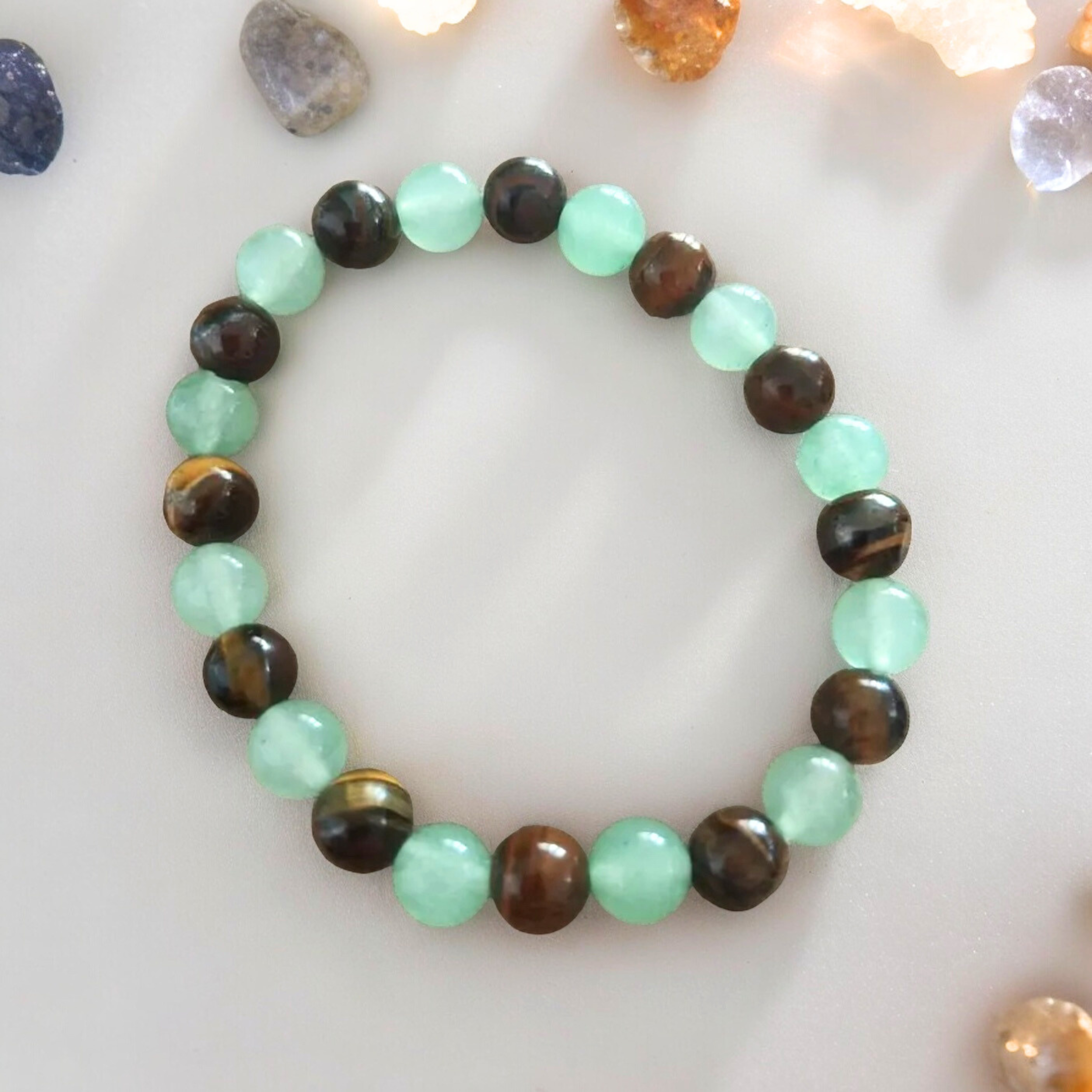 Natural Gemstone Wealth Attracting Bracelet