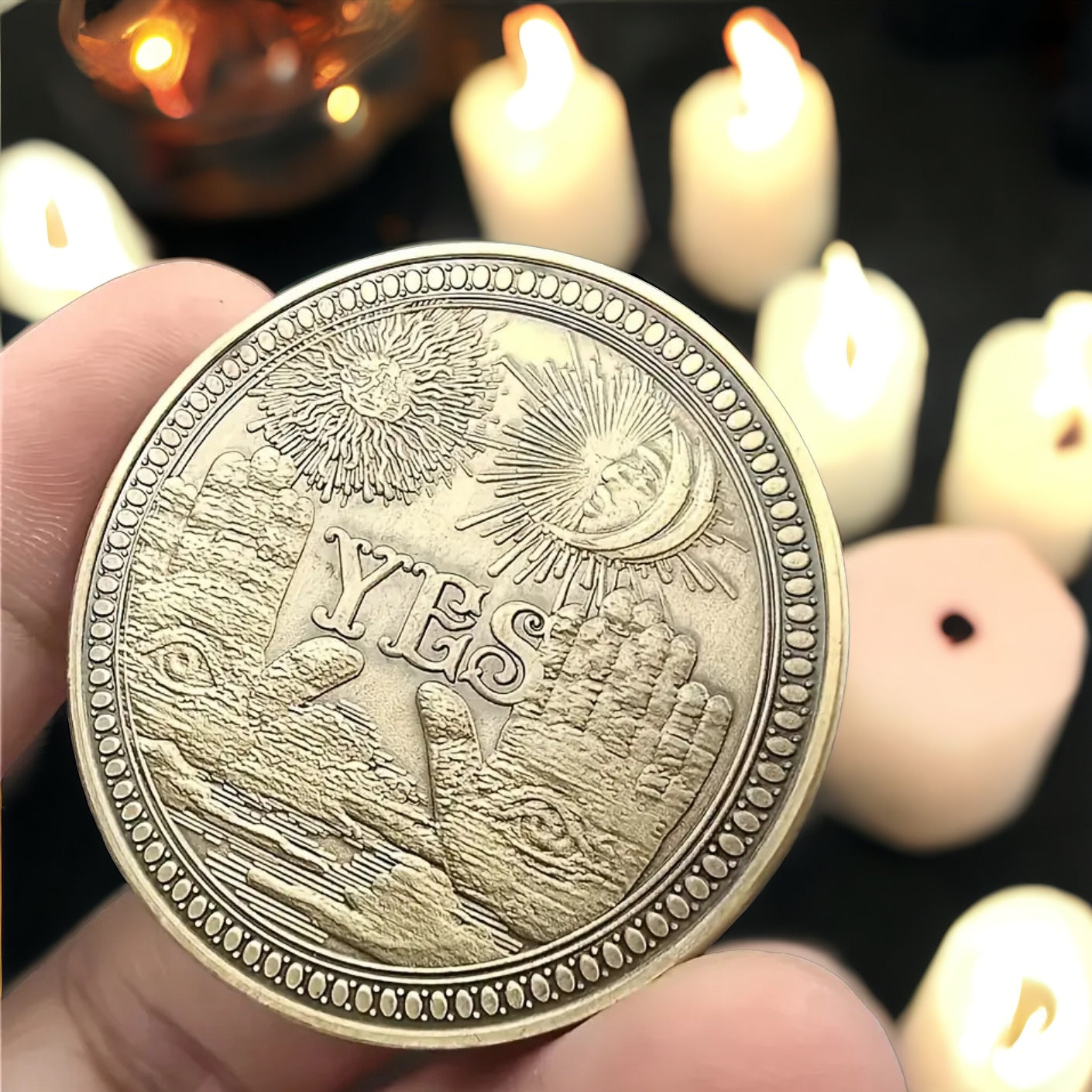 Yes/No Divination Coin