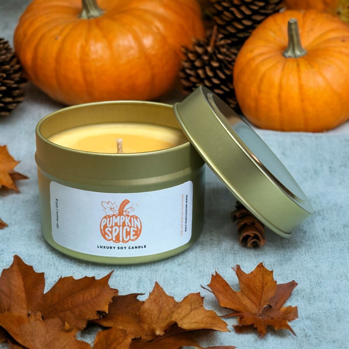 Pumpkin Spice - Candle Tin