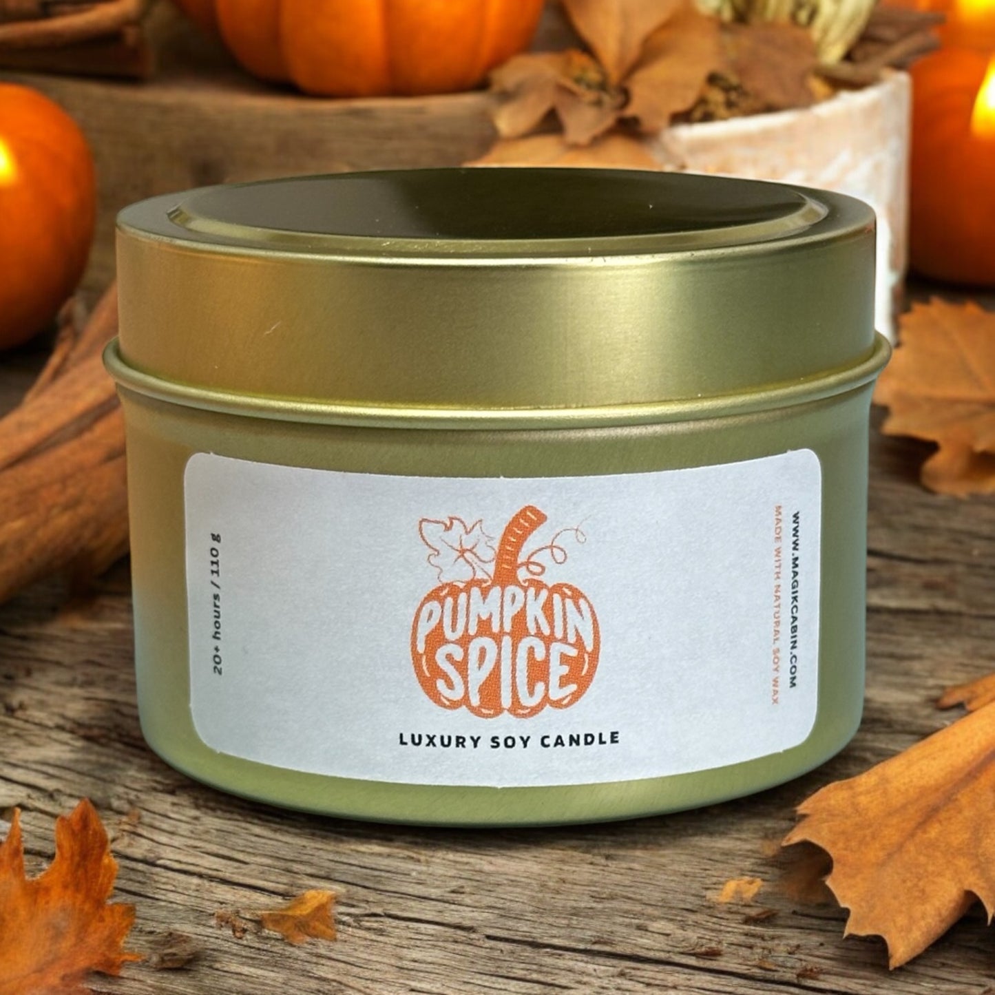 Pumpkin Spice - Candle Tin