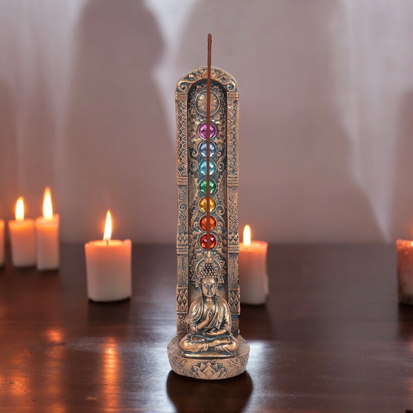 Chakra & Buddha Incense Holder