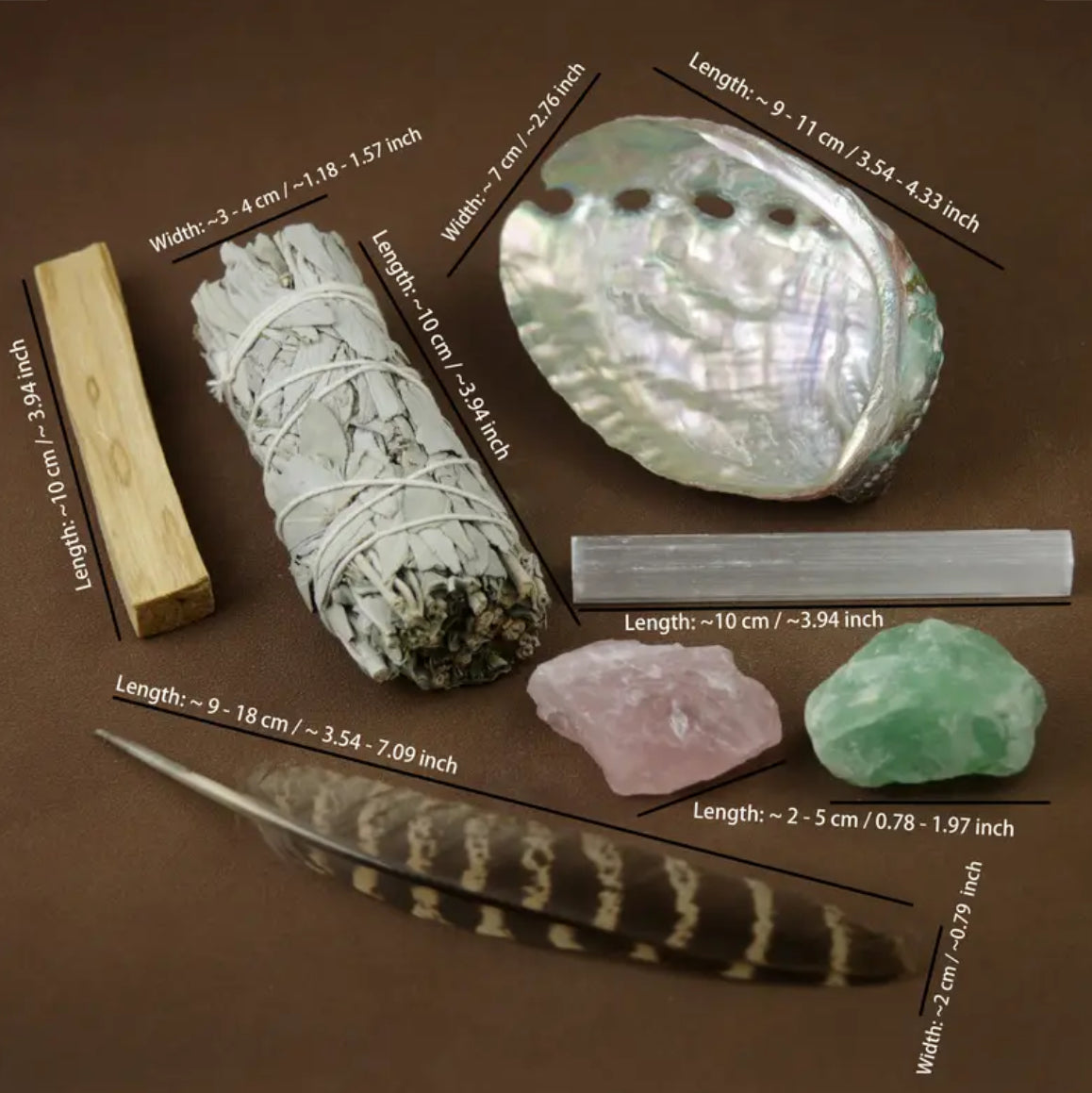 Magik Cabin Beginner White Sage Smudging Kit