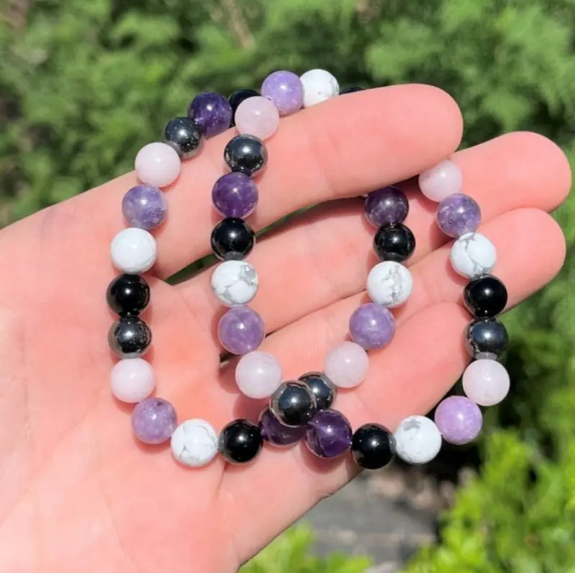 Natural Gemstone Anxiety Bracelet