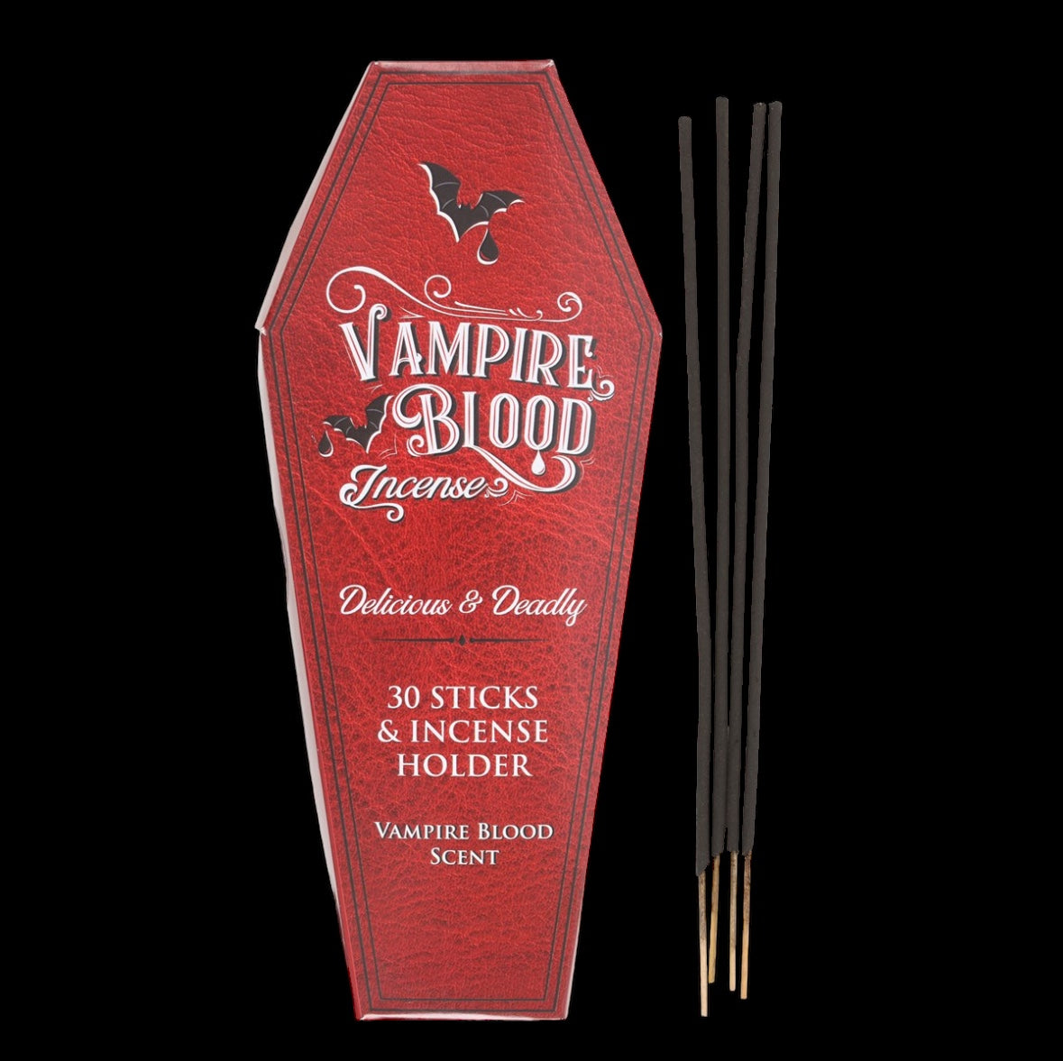 Vampire Blood Incense Sticks & Coffin Holder